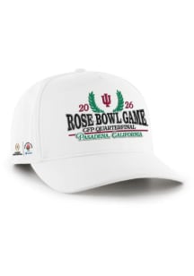 47 Indiana Hoosiers 2026 CFP Rose Bowl Hitch Adjustable Hat - White