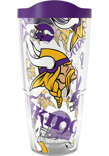 Minnesota Vikings 24oz AOP Tumbler - White