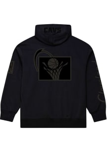 Mitchell and Ness Cleveland Cavaliers Mens Black Phantom Fashion Hood