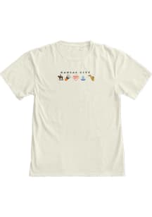 Blue 84 Kansas City Ivory Icons Short Sleeve Fashion T Shirt