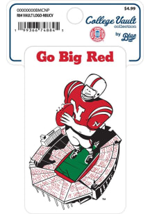 Nebraska Cornhuskers R84 Vault Logo Stickers - Red