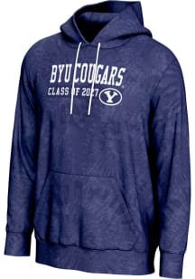 ProSphere BYU Cougars Mens Navy Blue Class of 2027 Long Sleeve Hoodie