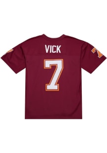 Michael Vick  Mitchell and Ness Virginia Tech Hokies Maroon Football Michael Vick Football Jersey