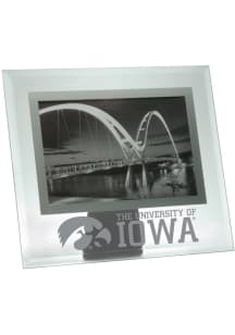 Iowa Hawkeyes 6x4 Parisian Glass Picture Frame - Black