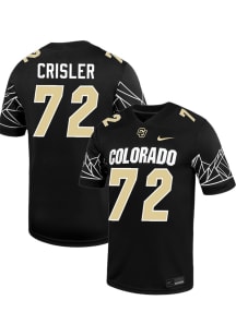 Zylon Crisler  Nike Colorado Buffaloes Black Football NIL Game Football Jersey