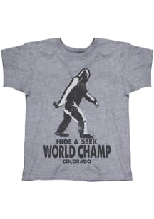 Colorado Youth Grey Bigfoot Champ Short Sleeve T-Shirt