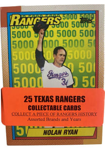 Texas Rangers 25 Pack Collectible Baseball Cards