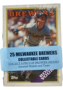 Milwaukee Brewers 25 Pack Collectible Baseball Cards