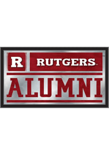 Rutgers Scarlet Knights Alumni Hanging Back Bar Mirror