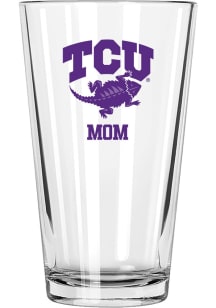 TCU Horned Frogs Mom 16oz Pint Glass - White