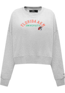 Pro Standard Florida A&M Rattlers Womens Grey Classic Crew Sweatshirt