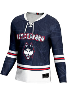 ProSphere  UConn Huskies Mens Navy Blue Vigor Hockey Jersey