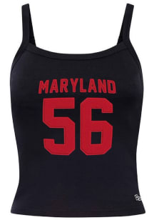 Hype and Vice Maryland Terrapins Womens Black Playmaker Tank Top