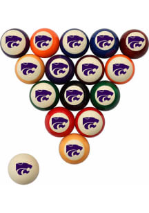 K-State Wildcats Team Logo Billiard Balls