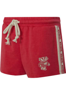 Concepts Sport Wisconsin Badgers Womens Red Birch Shorts