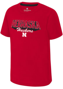 Colosseum Nebraska Cornhuskers Toddler Red Tryouts Short Sleeve T-Shirt