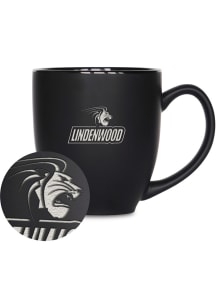 Lindenwood Lions Bistro Ceramic Mug - Black