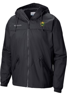 Columbia Baylor Bears Mens Black Heat Seal Oroville Creek Medium Weight Jacket