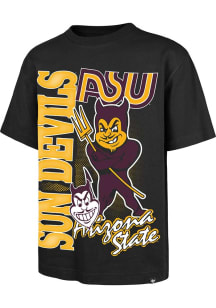 47 Arizona State Sun Devils Black Foundation Short Sleeve Fashion T Shirt