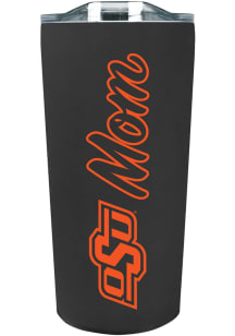 Oklahoma State Cowboys 18oz Soft Touch Mom Stainless Steel Tumbler - Black