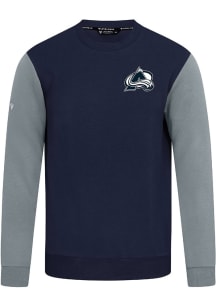 Levelwear Colorado Avalanche Mens Navy Blue Ultimate Response Long Sleeve Crew Sweatshirt