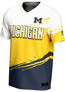 ProSphere Michigan Wolverines Youth Blue Flag Soccer Soccer Jersey