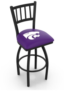 K-State Wildcats Swivel Counter Pub Stool - Black