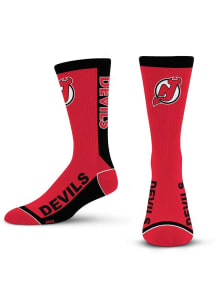 New Jersey Devils MVP Stock Mens Crew Socks
