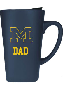 Michigan Wolverines 16oz Soft Touch Dad Ceramic Mug - Navy Blue
