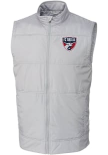 Cutter and Buck FC Dallas Mens Grey Stealth Sleeveless Jacket