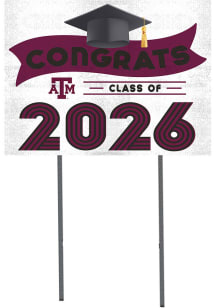 Texas A&M Aggies KH Sports Fan Class of 2026 Yard Sign - Maroon