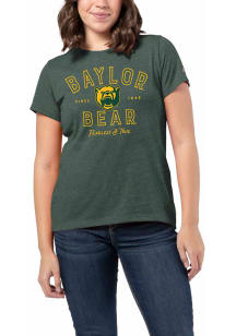 League Baylor Bears Womens Green Intramural Short Sleeve T-Shirt