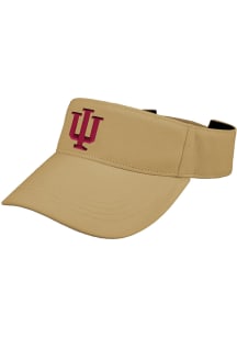LogoFit Indiana Hoosiers Mens White Slice Adjustable Visor