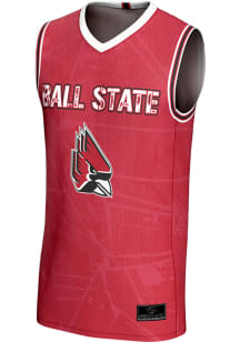 ProSphere Ball State Cardinals Youth Vigor Cardinal Basketball Jersey