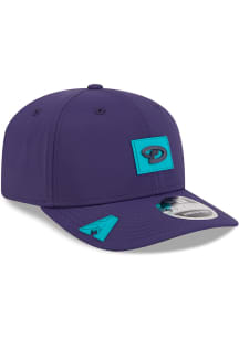 New Era Arizona Diamondbacks 2026 Clubhouse 9SEVENTY Stretch Snap Adjustable Hat - Purple