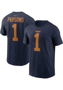 Micah Parsons Green Bay Packers Navy Blue Alt Short Sleeve Player T Shirt