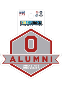 Ohio State Buckeyes 3" Alumni Durable Stickers - Red