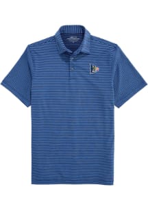 Vineyard Vines Drexel Dragons Mens Navy Blue Bradley Short Sleeve Fashion Polo