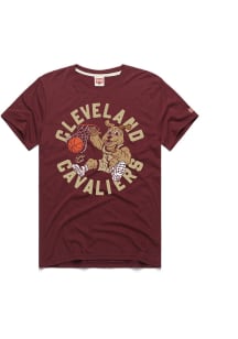 Moondog  Cleveland Cavaliers Maroon Homage Moondog Short Sleeve Fashion T Shirt