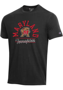 Champion Maryland Terrapins Black Stadium Short Sleeve T Shirt