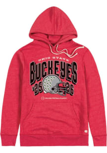 Homefield Ohio State Buckeyes Mens Red Football 2025 CFP Bound Fashion Hood