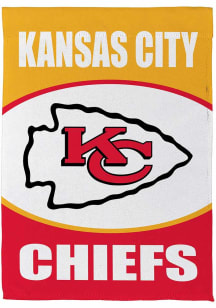Kansas City Chiefs Suede Garden Flag - Red