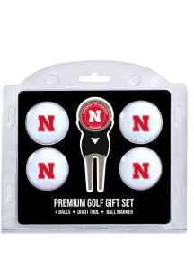 Nebraska Cornhuskers Divot Tool 4 Pack Golf Gift Set