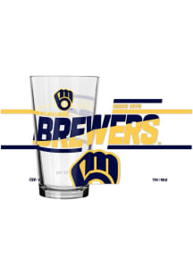 Milwaukee Brewers 16OZ MIXING Pint Glass - White