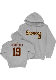 Carley Piercefield Campus Ink Western Michigan Broncos Youth NIL Script Long Sleeve Player Hoodie..