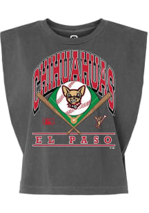 Summit Sportswear El Paso Chihuahuas Womens Black Homefield Tank Top