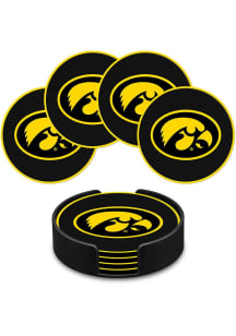 Iowa Hawkeyes 4 Pack Coaster - Black