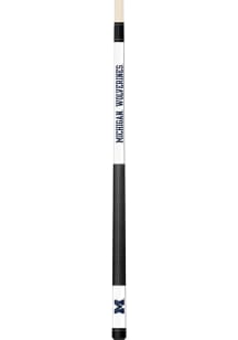Michigan Wolverines White Laser Pool Cue