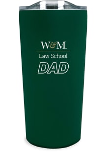 William & Mary Tribe 18oz Soft Touch Dad LAW Stainless Steel Tumbler - Green
