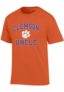 Champion Clemson Tigers Orange Number One Uncle Short Sleeve T Shirt